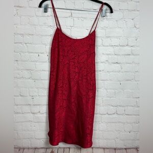 VTG Victoria’s Secret red Slip dress chemise Size‎ S
